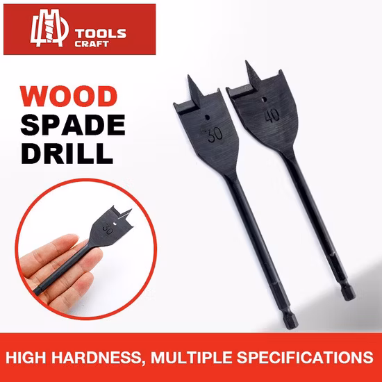 Professional Hex Shank Spade Flat Wood Drill Bit for Wood Cutting Drilling