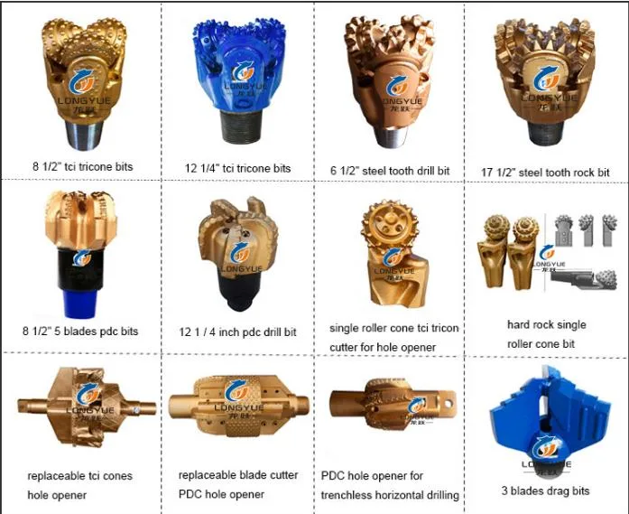 Water Well Drilling Tool Three-Blade Step Drag Drill Bit